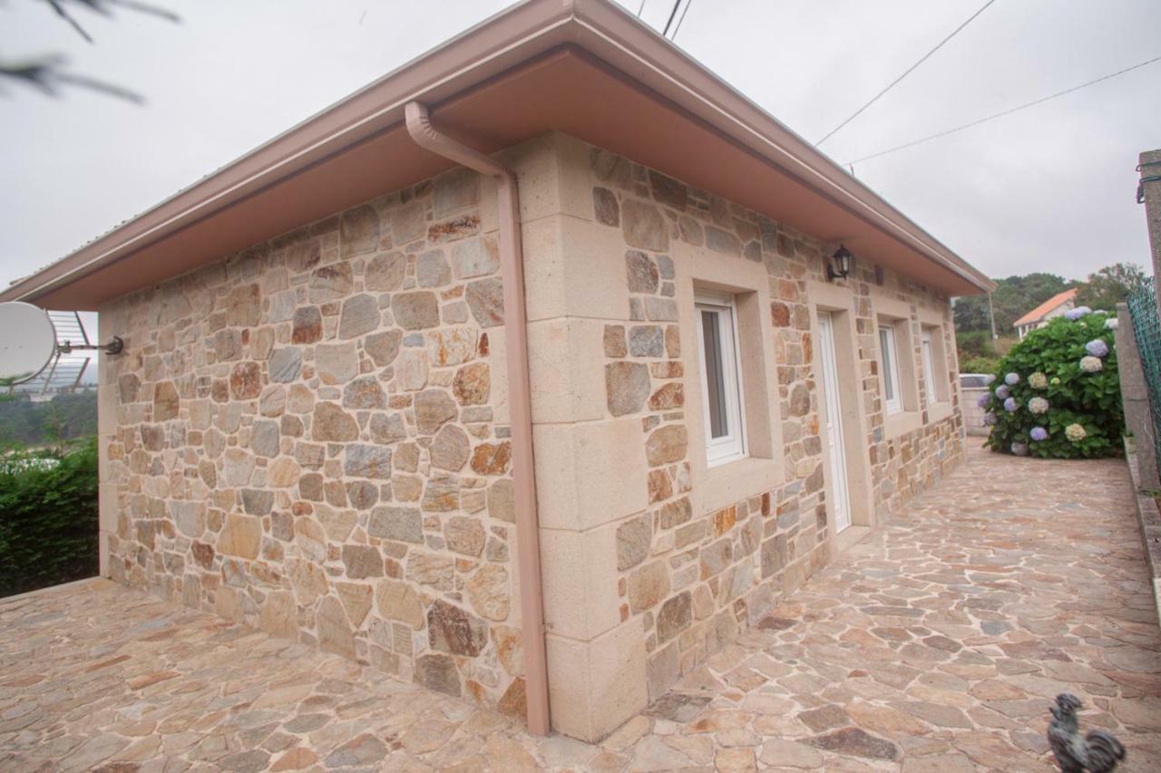 Casa De Piedra Playa De Estorde Con Vistas Al Mar Villa Cee Exteriör bild