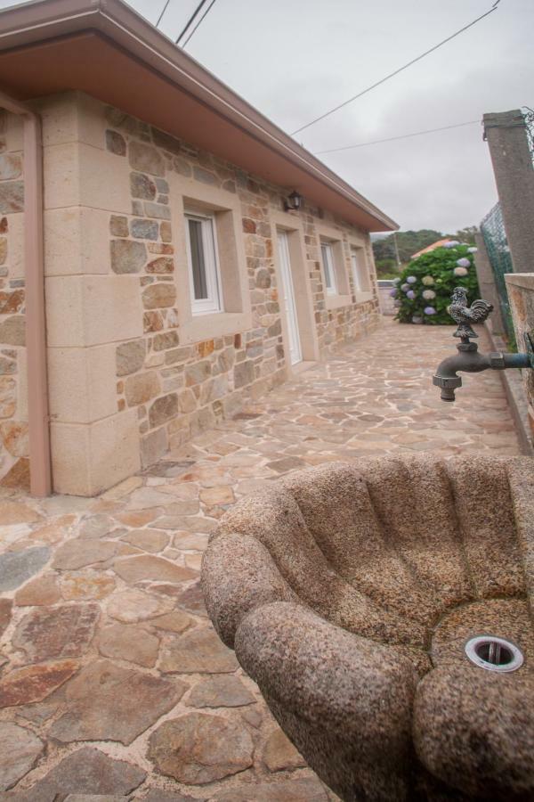 Casa De Piedra Playa De Estorde Con Vistas Al Mar Villa Cee Exteriör bild